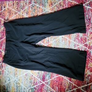 Lane Bryant black cuffed dress pants